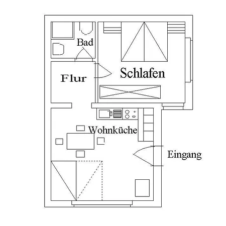 דירה Haus-fechtig-wohnung-typb-parterre בונדורף אים שוורצוואלד